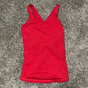 lulu lemon tank top size small with built in bra